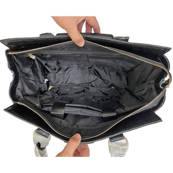 JKM and Company CONTESSA Purple Rolling Tote Bag, Travel Bag or Rolling Work Bag - Picture 4 of 6